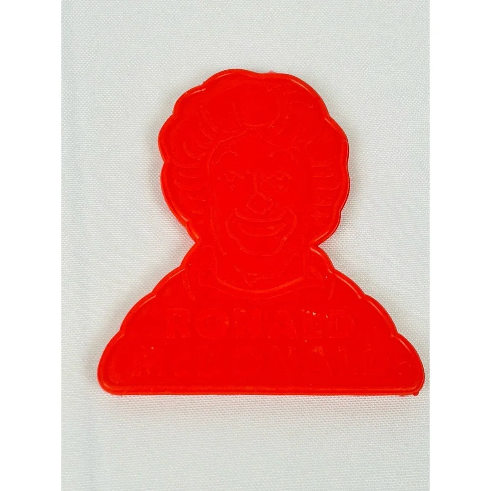 Vintage 1980 McDonald’s Plastic Cookie Cutters – Ronald McDonald & Grimace